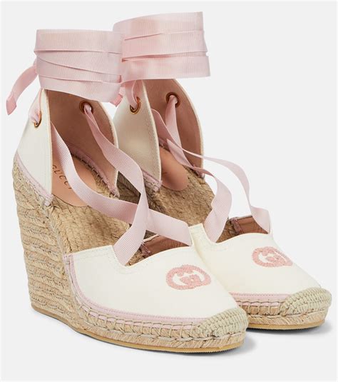 gucci wool espadrille|Gucci espadrilles wedges.